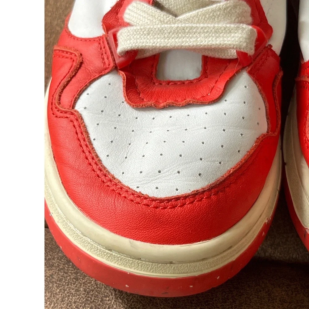ONCEPT ANTHROPOLOGIE Phoenix Sneakers Shoes RETRO RED w/Yellow & White SIZE 6.5
